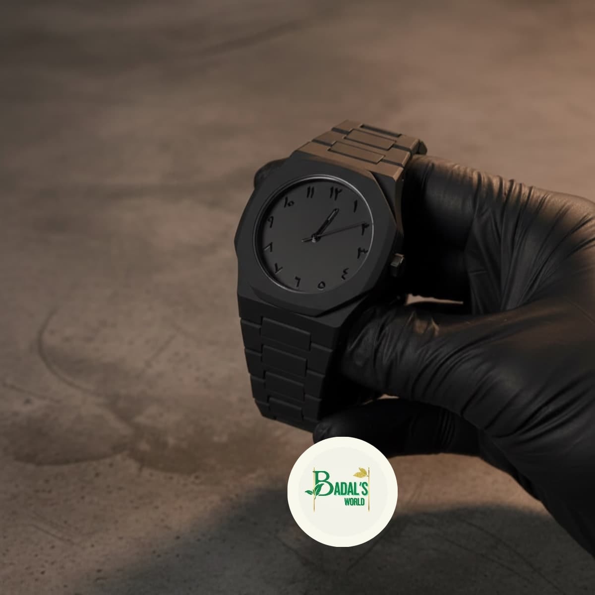 Premium Aura All-Black Minimalist Wrist Watch W0452 - Image 2